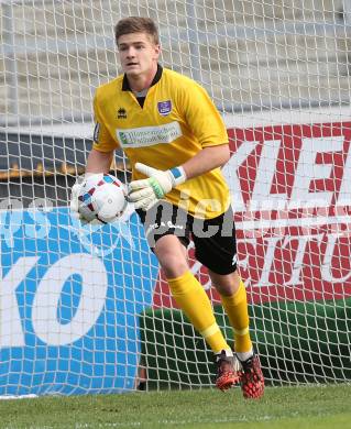 Fussball Regionalliga. RZ Pellets WAC Amateure gegen SK Austria Klagenfurt. Filip Dmitrovic (Austria Klagenfurt). Wolfsberg, am 5.10.2014.
Foto: Kuess
---
pressefotos, pressefotografie, kuess, qs, qspictures, sport, bild, bilder, bilddatenbank