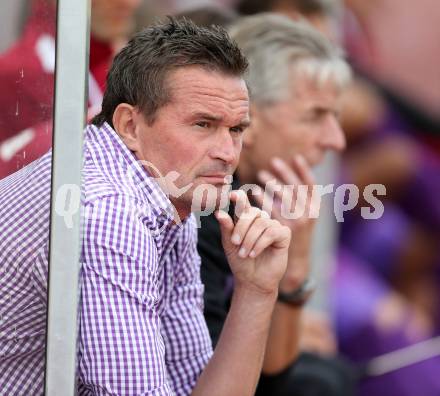 Fussball Regionalliga. RZ Pellets WAC Amateure gegen SK Austria Klagenfurt. Trainer Manfred Bender (Austria Klagenfurt). Wolfsberg, am 5.10.2014.
Foto: Kuess
---
pressefotos, pressefotografie, kuess, qs, qspictures, sport, bild, bilder, bilddatenbank