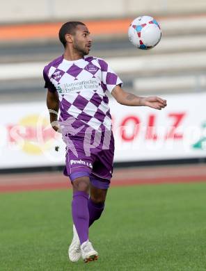 Fussball Regionalliga. RZ Pellets WAC Amateure gegen SK Austria Klagenfurt. Tyrone Marcel Mc Cargo (Austria Klagenfurt). Wolfsberg, am 5.10.2014.
Foto: Kuess
---
pressefotos, pressefotografie, kuess, qs, qspictures, sport, bild, bilder, bilddatenbank