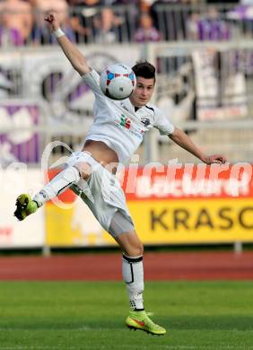 Fussball Regionalliga. RZ Pellets WAC Amateure gegen SK Austria Klagenfurt. Sandro Widni (WAC). Wolfsberg, am 5.10.2014.
Foto: Kuess
---
pressefotos, pressefotografie, kuess, qs, qspictures, sport, bild, bilder, bilddatenbank