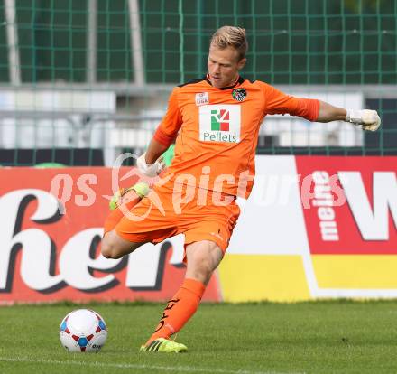 Fussball Regionalliga. RZ Pellets WAC Amateure gegen SK Austria Klagenfurt. Markus Glaenzer (WAC). Wolfsberg, am 5.10.2014.
Foto: Kuess
---
pressefotos, pressefotografie, kuess, qs, qspictures, sport, bild, bilder, bilddatenbank