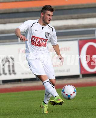 Fussball Regionalliga. RZ Pellets WAC Amateure gegen SK Austria Klagenfurt. Stefan Schwendinger (WAC). Wolfsberg, am 5.10.2014.
Foto: Kuess
---
pressefotos, pressefotografie, kuess, qs, qspictures, sport, bild, bilder, bilddatenbank