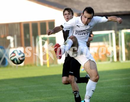 Fussball. 1. Klasse B2. Fuernitz gegen Keutschach. Christoph Joachim Augustin (Fuernitz).  Fuernitz, 4.10.2014.
Foto: Kuess
---
pressefotos, pressefotografie, kuess, qs, qspictures, sport, bild, bilder, bilddatenbank