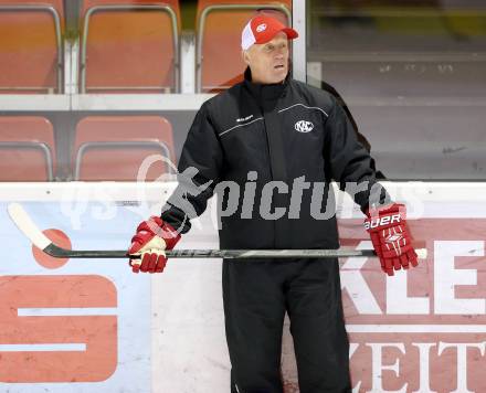 EBEL. Eishockey Bundesliga. Training KAC. Trainer Doug Mason. Klagenfurt, am 7.10.2014.
Foto: Kuess
---
pressefotos, pressefotografie, kuess, qs, qspictures, sport, bild, bilder, bilddatenbank