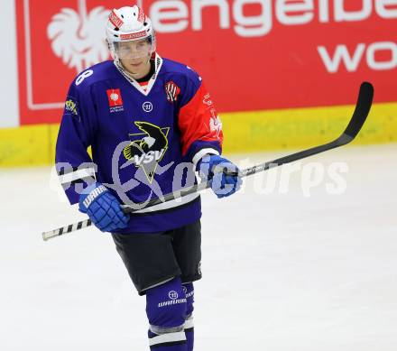 Eishockey. Champions Hockey League VSV gegen Froelunda Gothenburg. Valentin Leiler (VSV). Villach, 7.10.2014.
Foto: Kuess 
---
pressefotos, pressefotografie, kuess, qs, qspictures, sport, bild, bilder, bilddatenbank