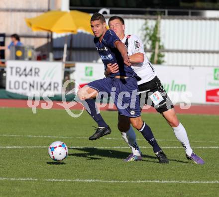 Fussball. Freundschaftsspiel. RZ Pellets WAC gegen Udinese Calcio. Daniel Drescher (WAC), Alexandre Geijo Pazos (Udinese). Villach, 10.10.2014.
Foto: Kuess
---
pressefotos, pressefotografie, kuess, qs, qspictures, sport, bild, bilder, bilddatenbank