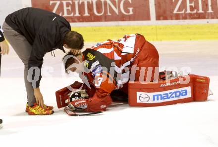 EBEL. Eishockey Bundesliga. KAC gegen UPC Vienna Capitals. Pekka Tuokkola (KAC). Klagenfurt, am 10.10.2014.
Foto: Kuess 

---
pressefotos, pressefotografie, kuess, qs, qspictures, sport, bild, bilder, bilddatenbank