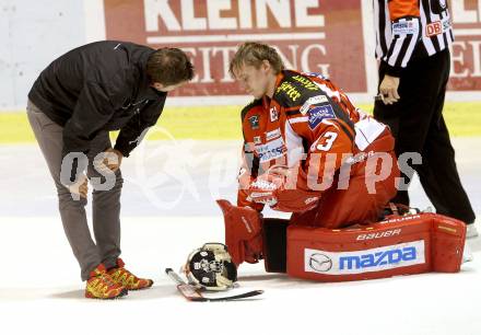 EBEL. Eishockey Bundesliga. KAC gegen UPC Vienna Capitals. Pekka Tuokkola (KAC). Klagenfurt, am 10.10.2014.
Foto: Kuess 

---
pressefotos, pressefotografie, kuess, qs, qspictures, sport, bild, bilder, bilddatenbank