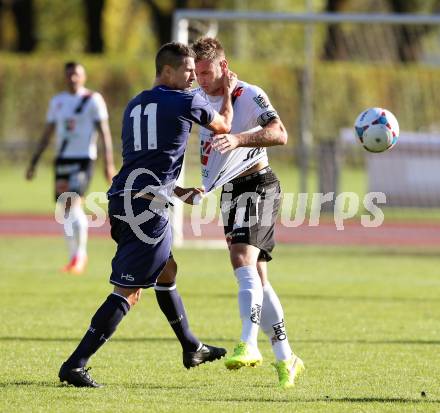 Fussball. Freundschaftsspiel. RZ Pellets WAC gegen Udinese Calcio. Boris Huettenbrenner (WAC), Alexandre Geijo Pazos (Udinese). Villach, 10.10.2014.
Foto: Kuess
---
pressefotos, pressefotografie, kuess, qs, qspictures, sport, bild, bilder, bilddatenbank