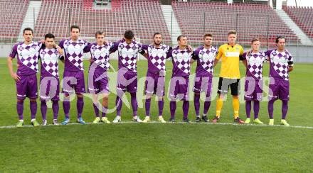 Fussball Regionalliga. SK Austria Klagenfurt gegen Vorwaerts Steyr. Gedenkminute fuer Stefan Wetzl (Austria Klagenfurt). Klagenfurt, 11.10.2014.
Foto: Kuess
---
pressefotos, pressefotografie, kuess, qs, qspictures, sport, bild, bilder, bilddatenbank