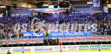 EBEL. Eishockey Bundesliga. EC VSV gegen KAC. Fans (VSV). Villach, am 12.10.2014.
Foto: Kuess 


---
pressefotos, pressefotografie, kuess, qs, qspictures, sport, bild, bilder, bilddatenbank