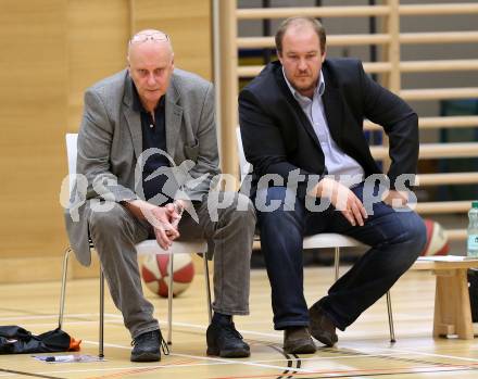 Basketball 2. Bundesliga.  Raiders Villach gegen Basket Flames. Trainer Fritz Miklas (Basket Flames). Villach, 11.10.2014.
Foto: Kuess
---
pressefotos, pressefotografie, kuess, qs, qspictures, sport, bild, bilder, bilddatenbank