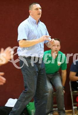 Basketball 2. Bundesliga. KOS Celovec gegen BBU Salzburg. Trainer Predrag Radovic (KOS). Klagenfurt, 11.10.2014.
Foto: Kuess
---
pressefotos, pressefotografie, kuess, qs, qspictures, sport, bild, bilder, bilddatenbank