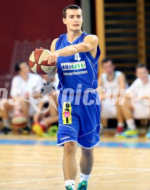 Basketball 2. Bundesliga. KOS Celovec gegen BBU Salzburg. Karlo Keca  (Salzburg). Klagenfurt, 11.10.2014.
Foto: Kuess
---
pressefotos, pressefotografie, kuess, qs, qspictures, sport, bild, bilder, bilddatenbank