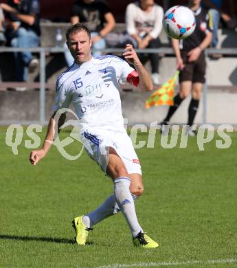 Fussball Kaerntner Liga. Annabichler SV ASV gegen Treibach. Georg Harding  (Treibach) . Klagenfurt, am 12.10.2014.
Foto: Kuess
---
pressefotos, pressefotografie, kuess, qs, qspictures, sport, bild, bilder, bilddatenbank