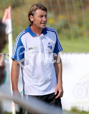 Fussball Kaerntner Liga. Annabichler SV ASV gegen Treibach. Trainer Guido Frank  (Treibach) . Klagenfurt, am 12.10.2014.
Foto: Kuess
---
pressefotos, pressefotografie, kuess, qs, qspictures, sport, bild, bilder, bilddatenbank