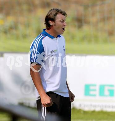 Fussball Kaerntner Liga. Annabichler SV ASV gegen Treibach. Trainer Guido Frank (Treibach) . Klagenfurt, am 12.10.2014.
Foto: Kuess
---
pressefotos, pressefotografie, kuess, qs, qspictures, sport, bild, bilder, bilddatenbank