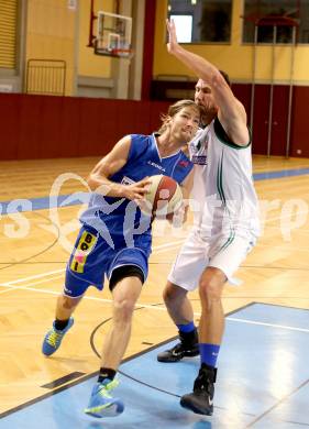 Basketball 2. Bundesliga. KOS Celovec gegen BBU Salzburg. Ales Kunc, (KOS), Dominik Gross (Salzburg). Klagenfurt, 11.10.2014.
Foto: Kuess
---
pressefotos, pressefotografie, kuess, qs, qspictures, sport, bild, bilder, bilddatenbank