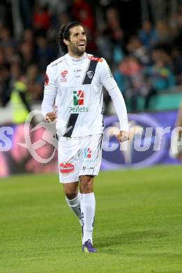 Fussball Bundesliga. RZ Pellets WAC gegen SV Scholz Groedig. Torjubel Jacobo Ynclan Pajares, (WAC). Wolfsberg, am 18.10.2014.
Foto: Kuess

---
pressefotos, pressefotografie, kuess, qs, qspictures, sport, bild, bilder, bilddatenbank