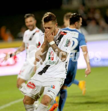 Fussball Bundesliga. RZ Pellets WAC gegen SV Scholz Groedig. Peter Zulj (WAC). Wolfsberg, am 18.10.2014.
Foto: Kuess

---
pressefotos, pressefotografie, kuess, qs, qspictures, sport, bild, bilder, bilddatenbank