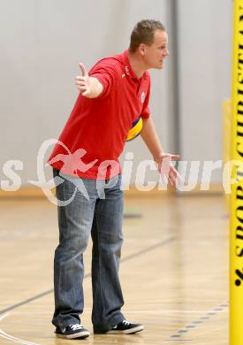 Volleyball MEL, MEVZA. ATSC Wildcats gegen SVS Post. Trainer Joze Casar (Wildcats). Klagenfurt, 18.10.2014.
Foto: Kuess
---
pressefotos, pressefotografie, kuess, qs, qspictures, sport, bild, bilder, bilddatenbank