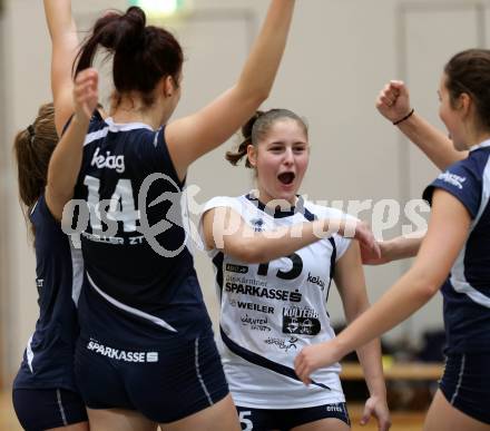 Volleyball MEL, MEVZA. ATSC Wildcats gegen SVS Post. Jubel Wildcats. Klagenfurt, 18.10.2014.
Foto: Kuess
---
pressefotos, pressefotografie, kuess, qs, qspictures, sport, bild, bilder, bilddatenbank