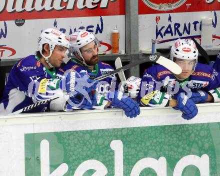 EBEL. Eishockey Bundesliga. EC VSV gegen UPC Vienna Capitals. LAMMERS John, Sean Ringrose, MCBRIDE Brock (VSV). Villach, am 19.10.2014.
Foto: Kuess 


---
pressefotos, pressefotografie, kuess, qs, qspictures, sport, bild, bilder, bilddatenbank