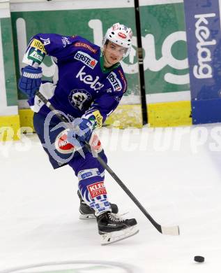 EBEL. Eishockey Bundesliga. EC VSV gegen UPC Vienna Capitals. Stefan Bacher (VSV). Villach, am 19.10.2014.
Foto: Kuess 


---
pressefotos, pressefotografie, kuess, qs, qspictures, sport, bild, bilder, bilddatenbank