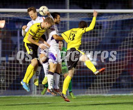 Fussball Regionalliga. SAK gegen Allerheiligen. Johannes Isopp, Murat Veliu, (SAK), Luca Christian Puster, Christoph Koinegg  (Allerheiligen). Welzenegg, am 24.10.2014.
Foto: Kuess
---
pressefotos, pressefotografie, kuess, qs, qspictures, sport, bild, bilder, bilddatenbank