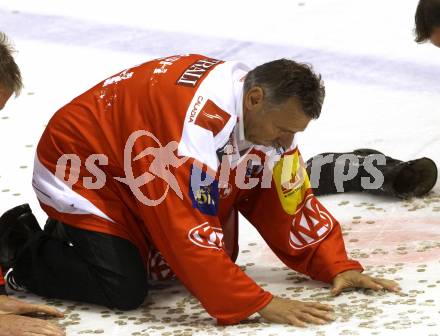 EBEL. Eishockey Bundesliga. KAC gegen HC Orli Znojmo. Kac Fans, Dash for Cash (KAC). Klagenfurt, am 24.10.2014.
Foto: Kuess 

---
pressefotos, pressefotografie, kuess, qs, qspictures, sport, bild, bilder, bilddatenbank