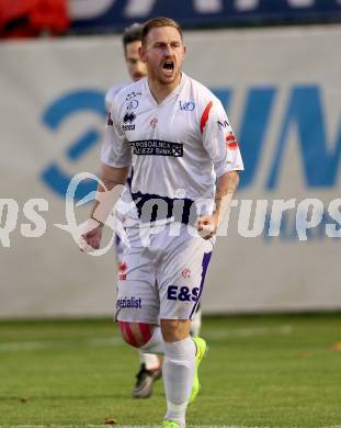 Fussball Regionalliga. SAK gegen Allerheiligen. Torjubel Darijo Biscan (SAK). Welzenegg, am 24.10.2014.
Foto: Kuess
---
pressefotos, pressefotografie, kuess, qs, qspictures, sport, bild, bilder, bilddatenbank