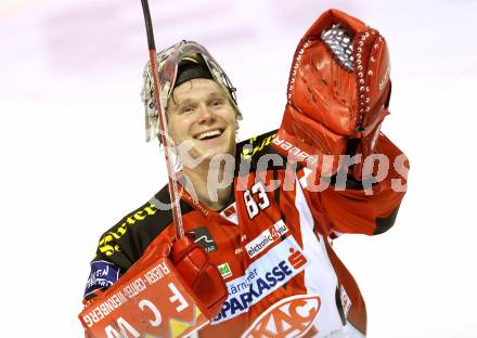 EBEL. Eishockey Bundesliga. KAC gegen HC Orli Znojmo. Jubel Pekka Tuokkola (KAC). Klagenfurt, am 24.10.2014.
Foto: Kuess 

---
pressefotos, pressefotografie, kuess, qs, qspictures, sport, bild, bilder, bilddatenbank