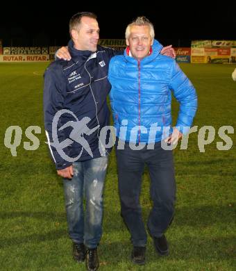 Fussball Regionalliga. SAK gegen Allerheiligen. Trainer Goran Jolic, Marko Wieser (SAK). Welzenegg, am 24.10.2014.
Foto: Kuess
---
pressefotos, pressefotografie, kuess, qs, qspictures, sport, bild, bilder, bilddatenbank