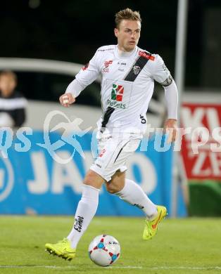 Fussball Bundesliga. RZ Pellets WAC gegen Cashpoint SCR Altach. Michael Sollbauer (WAC). Wolfsberg, am 25.10.2014.
Foto: Kuess

---
pressefotos, pressefotografie, kuess, qs, qspictures, sport, bild, bilder, bilddatenbank