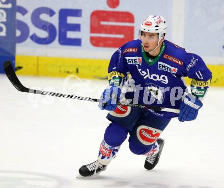 EBEL. Eishockey Bundesliga. EC VSV gegen Dornbirner Eishockey Club.  Mark Santorelli (VSV). Villach, am 26.10.2014.
Foto: Kuess 


---
pressefotos, pressefotografie, kuess, qs, qspictures, sport, bild, bilder, bilddatenbank