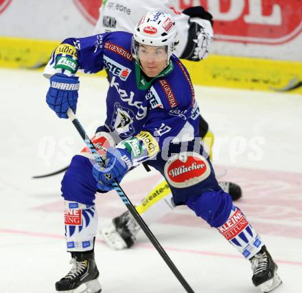 EBEL. Eishockey Bundesliga. EC VSV gegen Dornbirner Eishockey Club.  Brock McBride (VSV). Villach, am 26.10.2014.
Foto: Kuess 


---
pressefotos, pressefotografie, kuess, qs, qspictures, sport, bild, bilder, bilddatenbank