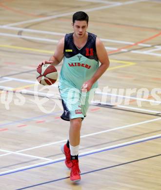 Basketball 2. Bundesliga. Panaceo Raiders Villach gegen Mistelbach Mustangs. Erik Rhinehart (Villach). Villach, am 26.10.2014.
Foto: Kuess
---
pressefotos, pressefotografie, kuess, qs, qspictures, sport, bild, bilder, bilddatenbank