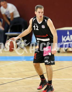 Basketball 2. Bundesliga. Woerthersee Piraten gegen BK Mattersburg Rocks.  Sebastian Gmeiner (Mattersburg). Klagenfurt, am 1.11.2014.
Foto: Kuess
---
pressefotos, pressefotografie, kuess, qs, qspictures, sport, bild, bilder, bilddatenbank