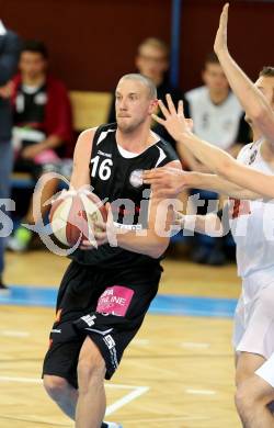 Basketball 2. Bundesliga. Woerthersee Piraten gegen BK Mattersburg Rocks.  Corey Hallett  (Mattersburg). Klagenfurt, am 1.11.2014.
Foto: Kuess
---
pressefotos, pressefotografie, kuess, qs, qspictures, sport, bild, bilder, bilddatenbank