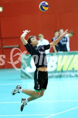 Volleyball Bundesliga. Woerthersee Loewen gegen Amstetten. Lukas Skrabal (Woerthersee Loewen). Klagenfurt, am 31.10.2014.
Foto: Kuess
---
pressefotos, pressefotografie, kuess, qs, qspictures, sport, bild, bilder, bilddatenbank