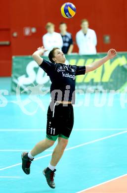 Volleyball Bundesliga. Woerthersee Loewen gegen Amstetten. Markus Fritsche (Woerthersee Loewen). Klagenfurt, am 31.10.2014.
Foto: Kuess
---
pressefotos, pressefotografie, kuess, qs, qspictures, sport, bild, bilder, bilddatenbank