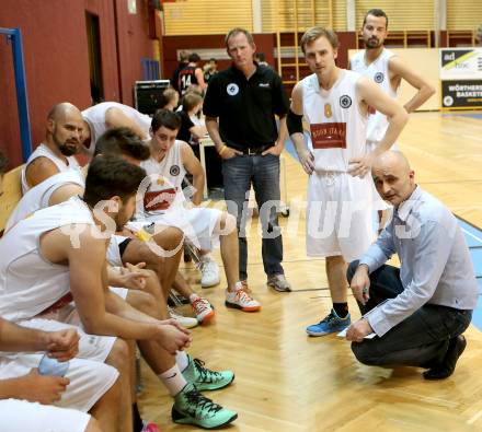 Basketball 2. Bundesliga. Woerthersee Piraten gegen BK Mattersburg Rocks.  Trainer Dragan Sliskovic (Piraten). Klagenfurt, am 1.11.2014.
Foto: Kuess
---
pressefotos, pressefotografie, kuess, qs, qspictures, sport, bild, bilder, bilddatenbank