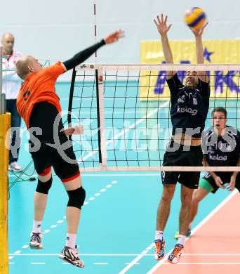 Volleyball Bundesliga. Woerthersee Loewen gegen Amstetten. Christian Rainer (Woerthersee Loewen). Klagenfurt, am 31.10.2014.
Foto: Kuess
---
pressefotos, pressefotografie, kuess, qs, qspictures, sport, bild, bilder, bilddatenbank