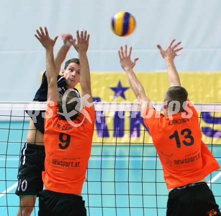 Volleyball Bundesliga. Woerthersee Loewen gegen Amstetten. Simon Baldauf (Woerthersee Loewen). Klagenfurt, am 31.10.2014.
Foto: Kuess
---
pressefotos, pressefotografie, kuess, qs, qspictures, sport, bild, bilder, bilddatenbank