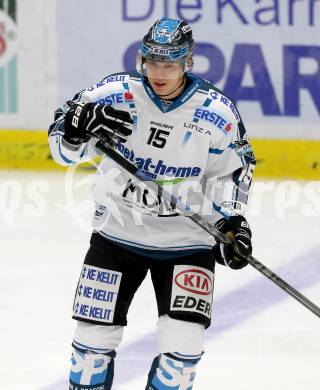 EBEL. Eishockey Bundesliga. EC VSV gegen EHC LIWEST Linz. Matthias Iberer (Linz). Villach, am 2.11.2014.
Foto: Kuess 


---
pressefotos, pressefotografie, kuess, qs, qspictures, sport, bild, bilder, bilddatenbank