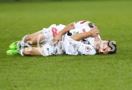 Fussball Bundesliga. RZ Pellets WAC gegen SK Puntigamer Sturm Graz. Joachim Standfest (WAC). Klagenfiurt, am 8.11.2014.
Foto: Kuess

---
pressefotos, pressefotografie, kuess, qs, qspictures, sport, bild, bilder, bilddatenbank