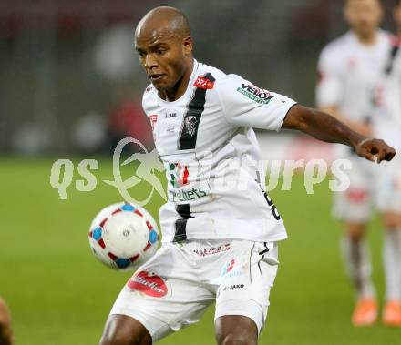 Fussball Bundesliga. RZ Pellets WAC gegen SK Puntigamer Sturm Graz. Silvio Carlos De Oliveira (WAC). Klagenfiurt, am 8.11.2014.
Foto: Kuess

---
pressefotos, pressefotografie, kuess, qs, qspictures, sport, bild, bilder, bilddatenbank