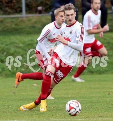 Fussball Unterliga Ost. Ludmannsdorf gegen Ulrichsberg. Michael Krainer (Ludmannsdorf). Ludmannsdorf, am 9.11.2014.
Foto: Kuess
---
pressefotos, pressefotografie, kuess, qs, qspictures, sport, bild, bilder, bilddatenbank