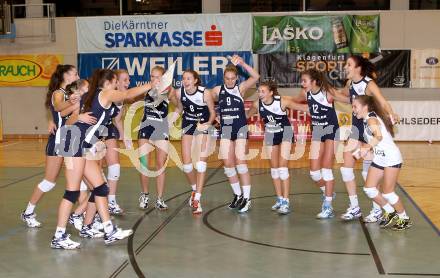 CEV Volleyball Cup Women. ATSC Sparkasse Wildcats Klagenfurt gegen HPK Haemeenlinna. Jubel (Wildcats). Klagenfurt, 12.11.2014.
Foto: Kuess
---
pressefotos, pressefotografie, kuess, qs, qspictures, sport, bild, bilder, bilddatenbank