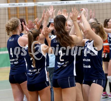 CEV Volleyball Cup Women. ATSC Sparkasse Wildcats Klagenfurt gegen HPK Haemeenlinna. Jubel (Wildcats). Klagenfurt, 12.11.2014.
Foto: Kuess
---
pressefotos, pressefotografie, kuess, qs, qspictures, sport, bild, bilder, bilddatenbank